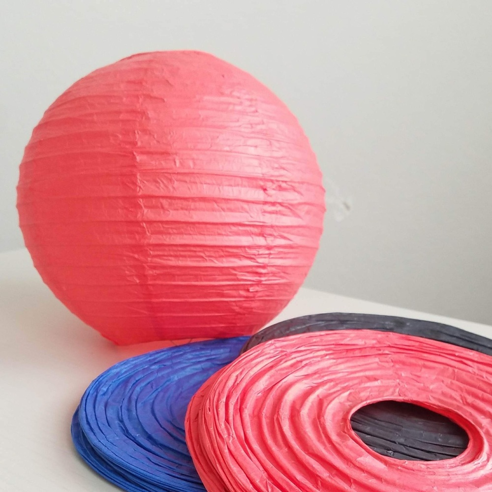 Set of 9 Paper Lanterns